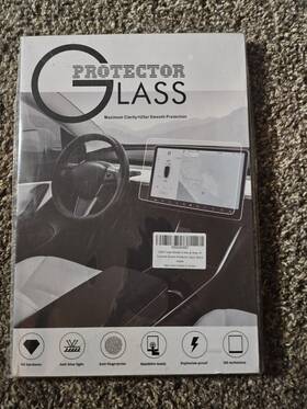 Tesla 1784692-00-a Glass Protector 2024 Model 3 Nav And Rear Of Console