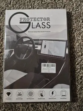 1784692-00-a Tesla Glass Protector 2024 Model 3 Nav And Rear Of Console