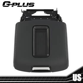 Tianchuan T-02itn4501bbk Black Leather Center Console Armrest Lid Fit For 2015-19 Tahoe Suburban Yukon
