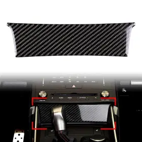 Tktkparts 550755537622 Carbon Fiber Central Console Panel Cover Trim For Lexus Is250 Is350 Is200t 13-20