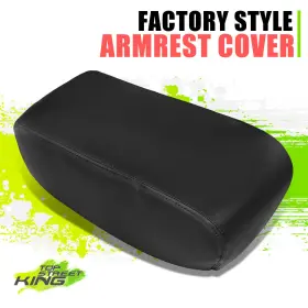 Tsk-gecs009 Top Street King Synthetic Vinyl Leather Arm Rest Cover Replacement For Dodge Charger 08-10 Black