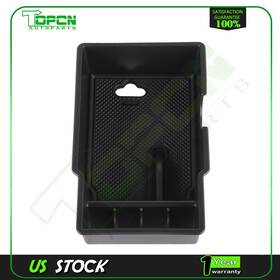Topcnautop Ta103376p05 Center Console Storage Box Organizer Tray Fits Jeep Renegade 2015-2019 Black