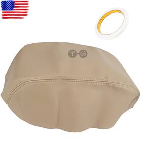 Topgearsltd 710359865433 Fits 2007-2011 Toyota Camry Leather Center Console Lid Armrest Cover Tan Beige