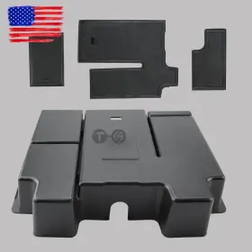 Topgearsltd 710422057710 Center Console Organizer For Chevy Silverado Gmc Sierra 1500 2500hd 2019-23