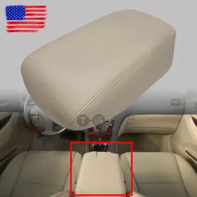 Topgearsltd 710422170556 For 2007 2008 2009 Lexus Es350 Leather Center Console Lid Armrest Cover Beige