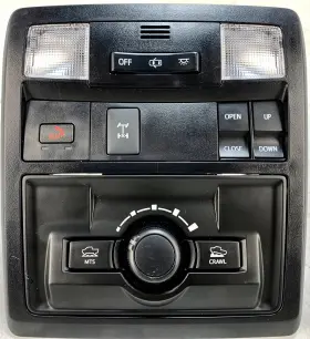 241-12865c Toyota 2016-2023 Tacoma Roof Console With Sunroof Locking Differential Oem