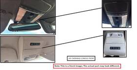 Toyota 241-14394 Gray Overhead Console Only Oem 12-15 Prius 8126047150b0