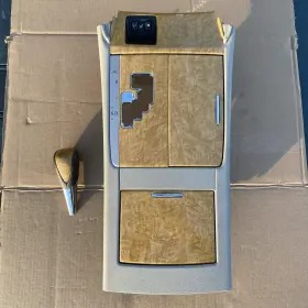 58805-33140 Toyota 58805-33140/50 2007-2011 Camry Console Lid Shifter Bezel Tan Woodgrain Oem