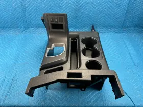 588050c130 Toyota Sequoia Front Center Console Trim Panel With Cup Holder Black 2018-2022 Oem