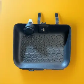 588130r060c2 Toyota Oem Rav 4 Console Storage Compartment Tray And 12v Power Outlet 2019-2023