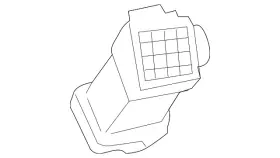 58860-0c011 Toyota Genuine Console Air Vent