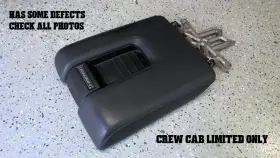 58905-0c170-c1 Toyota 2014-2019 Tundra Crew Cab Limited Center Console Lid Armrest Black Oem