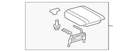 Toyota 58905-35120-c1 Genuine Console Armrest