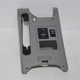 58921-0r010 Toyota 2006-2012 Rav4 Emergancy Brake Bezel With Mirror Switch Usb Aux Oem Gray