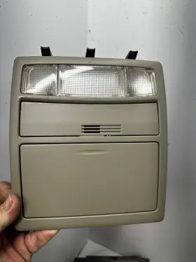 65156076 Toyota 07-11 Camry Overhead Console Dome Map Light Storage Bin Tan/grey