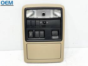 Toyota 8126035430-e0 2010-2013 4runner Sr5 4x2 Roof Overhead Dome Map Light Console Beige Oem