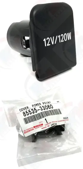 85535-33060 Toyota Genuine Parts Cigarette Lighter Ac Power Outlet Socket Cap Cover Plug For