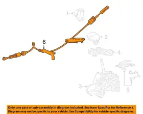 338200r170 Toyota Oem 19-25 Rav4 Console Center Console-control Cable