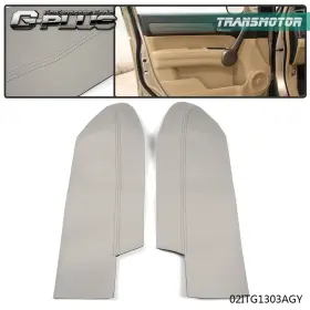 Tra11541 Transmotor2013 Fit For 07-12 Honda Cr-v Crv Front Door Panels Armrest Cover Gray 2pcs