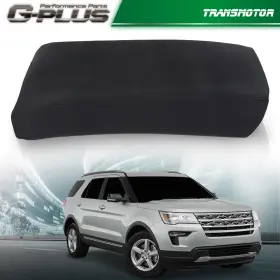 Tra562587 Transmotor2013 Fit For 2011-2018 Ford Explorer Leather Console Lid Armrest Cover Black Stitch