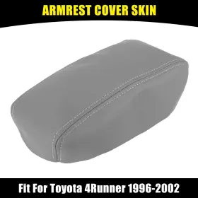 Uauto1 752374759120 Center Console Lid Armrest Cover Protector For Toyota 4runner 1996-2002 Gray