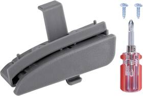 Unigt Cl-001 Front Center Console Lid Latch Compatible With 2005-2012 Toyota Tacoma Gray