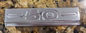 1163-05 Upr For 2010-2013 Console Button Desg 5.0 Products Polished