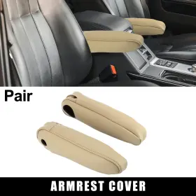 Uxcell 747709005461 1 Pair Automobile Side Seat Armrest Cover For Lexus Rx350 Replacement Beige