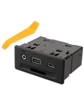 13526279 Velvetunvillay Center Console Auxiliary Usb Receptacle Fit For Chevrolet Silverado 1500