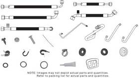 Vintage Air Inc 521111 1966-70 B-body Gen V Surefit Rb Hose Kit 134a Standard