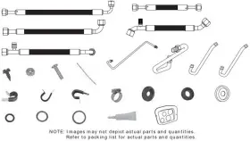 521111 Vintage Air Inc 1966-70 B-body Gen V Surefit Rb Hose Kit 134a Standard