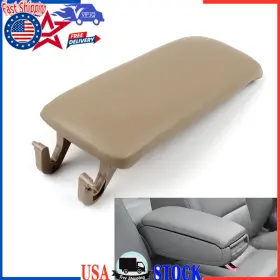4b0864245ak38m Vipjq Pu Leather Center Console Armrest Cover Lid For Audi A4 S4 A6 2000-2008