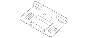 17a-867-071-rm5 Volkswagen Genuine Console Trim Panel