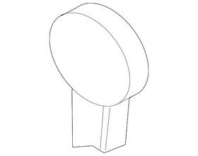 Volkswagen 1j0-864-279-e-2ql Genuine Hinge Cover