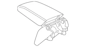 2gj-864-207-csy Volkswagen Genuine Armrest