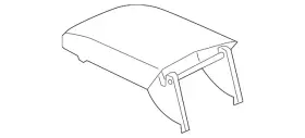 3cn-864-207-c-ice Volkswagen Genuine Armrest