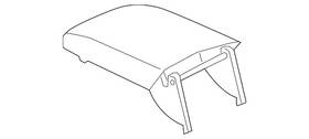 Volkswagen 3cn-864-207-c-vjp Genuine Armrest