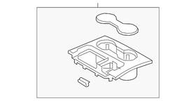 Volkswagen 3cn-864-263-h-daf Genuine Trim Plate