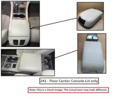3cn863242a82v Volkswagen Console Front Floor Without Rear Usb Ports Fits 20-23 Atlas 9384979
