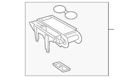 Volkswagen 3g0-862-531-g-1zv Genuine Cup Holder