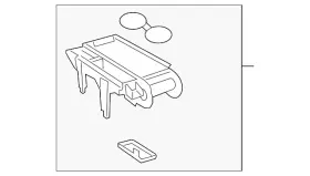 3g0-862-531-g-1zv Volkswagen Genuine Cup Holder