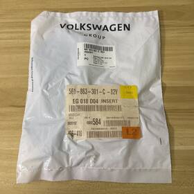 Volkswagen 561-863-301-c-82v Genuine Cup Holder Rubber Insert Brand New Oem