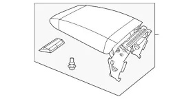 561-864-207-aa-aej Volkswagen Genuine Armrest