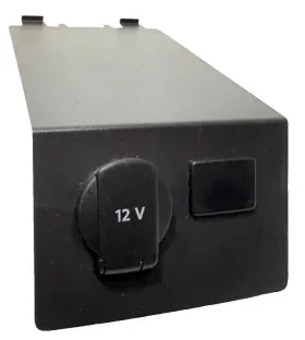 561-864-533-a-82v Volkswagen Passat Center Console Power Outlet Socket Cover Trim Panel Oem 12-19