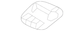 5c3-871-127 Volkswagen Genuine Front Trim Cap