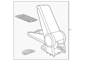 5c5-864-207-m-ots Volkswagen Genuine Armrest Assembly