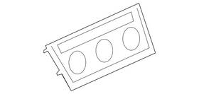 Volkswagen 5g1-863-042-c-tai Genuine Console Trim Panel