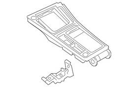 Volkswagen 5g1-864-263-at-kmr Genuine Switch Bezel