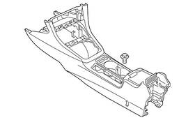 Volkswagen 5gm-863-241-g-za2 Genuine Center Console