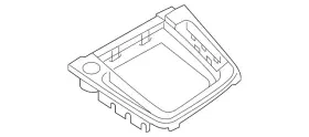 5gm-864-263-c-ylo Volkswagen Genuine Switch Bezel